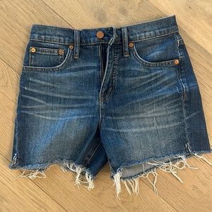 Madewell jean shorts